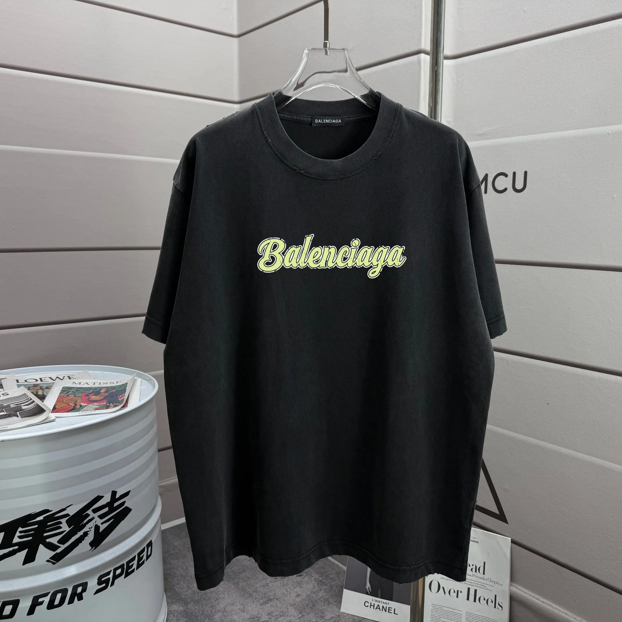 # * Balenciag*2026 New Arrival 320 tee Same Style : Size :S M L XL XXL Size： S （90-130 ） M （120-150 ） L （140-165 ） XL （160-180 ） XXL （180-210 ）
